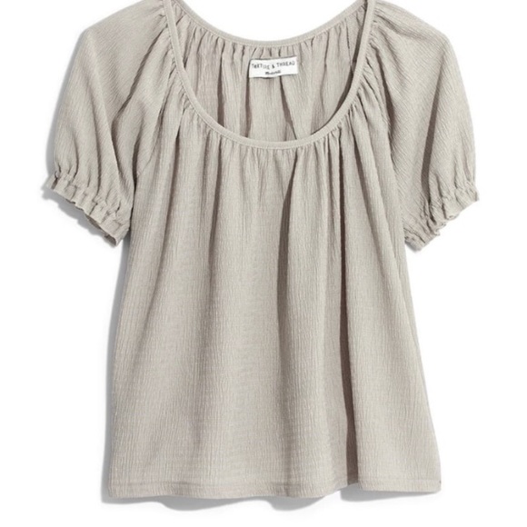 Madewell Tops - Madewell Texture & Thread peasant top